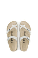 Birkenstock Kadın Beyaz Mayari Bf Parmak Arası Düz Terlik | Derimod Birkenstock Kadın Beyaz Mayari Bf Parmak Arası Düz Terlik | Derimod