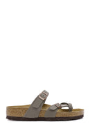 Birkenstock Kadın Vizon Mayari Bf Parmak Arası Nubuk Terlik | Derimod Birkenstock Kadın Vizon Mayari Bf Parmak Arası Nubuk Terlik | Derimod
