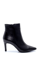 Women's Leather Thin Heeled Boots | Derimod Women's Leather Thin Heeled Boots | Derimod
