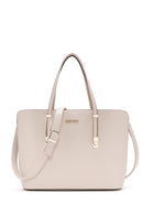 Women's Cream Long Strap Classic Shoulder Bag | Derimod Women's Cream Long Strap Classic Shoulder Bag | Derimod