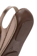 Kadın Bronz Bantlı Comfort Sandalet | Derimod Kadın Bronz Bantlı Comfort Sandalet | Derimod