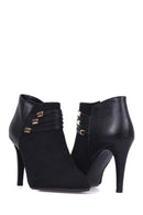 Kadın Toka Desenli Bootie | Derimod Kadın Toka Desenli Bootie | Derimod