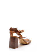 Women's Crocodile Patterned Heeled Shoes | Derimod Women's Crocodile Patterned Heeled Shoes | Derimod