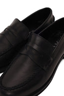 Woman Black Leather Loafer | Derimod Woman Black Leather Loafer | Derimod