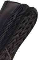 Erkek Siyah Bağcıklı Deri Sneaker | Derimod Erkek Siyah Bağcıklı Deri Sneaker | Derimod