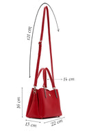 Women's Red Long Strap Shoulder Bag | Derimod Women's Red Long Strap Shoulder Bag | Derimod
