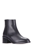 Women's Leather Boots with Stud Detail | Derimod Women's Leather Boots with Stud Detail | Derimod