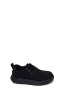 Derimod Zero Male Black Lace-Up Thick-Soled Fabric Casual Shoes | Derimod Derimod Zero Male Black Lace-Up Thick-Soled Fabric Casual Shoes | Derimod