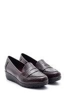 Kadın Yılan Derisi Desenli Ayakkabı | Derimod Kadın Yılan Derisi Desenli Ayakkabı | Derimod