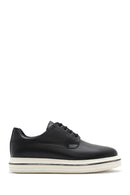 Men's Black Lace-up Leather Casual Shoes | Derimod Men's Black Lace-up Leather Casual Shoes | Derimod