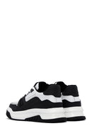Men's White Leather Thick Soled Sneaker | Derimod Men's White Leather Thick Soled Sneaker | Derimod