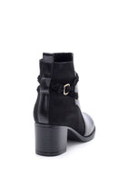 Women's Buckle Detailed Heeled Boots | Derimod Women's Buckle Detailed Heeled Boots | Derimod