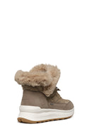 Geox Women's Mink D Spherica Active X2 Shearling Waterproof Leather Boots | Derimod Geox Women's Mink D Spherica Active X2 Shearling Waterproof Leather Boots | Derimod