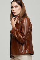 Grace Kadın Deri Ceket | Derimod Grace Kadın Deri Ceket | Derimod