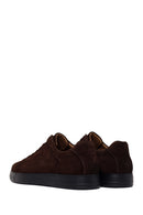 Male Brown Lace-Up Suede Leather Sneaker | Derimod Male Brown Lace-Up Suede Leather Sneaker | Derimod