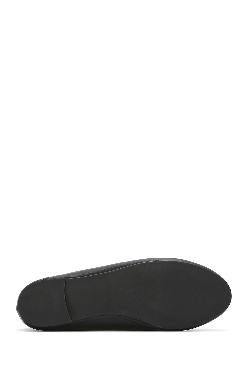 Kadın Siyah Deri Maskülen Loafer
