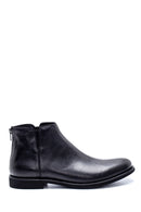 Men's Leather Back Zippered Classic Boots | Derimod Men's Leather Back Zippered Classic Boots | Derimod