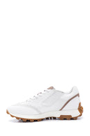 Men's Leather Patterned Sneaker | Derimod Men's Leather Patterned Sneaker | Derimod