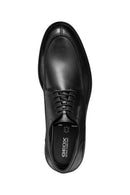 Geox Men's Black Walk Pleasure Lace-Up Leather Casual Shoes | Derimod Geox Men's Black Walk Pleasure Lace-Up Leather Casual Shoes | Derimod