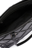 Kadın Siyah Baskılı Casual Omuz Çantası | Derimod Kadın Siyah Baskılı Casual Omuz Çantası | Derimod