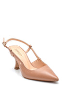 Women's Casual Heeled Leather Shoes | Derimod Women's Casual Heeled Leather Shoes | Derimod
