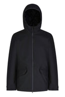 Geox Men's Black Clintford Abx Hooded Coat | Derimod Geox Men's Black Clintford Abx Hooded Coat | Derimod
