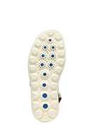 Geox Kadın Krem D Spherica Ec4.1 S A - Nappa Bantlı Deri Sandalet | Derimod Geox Kadın Krem D Spherica Ec4.1 S A - Nappa Bantlı Deri Sandalet | Derimod