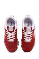 Hammer Jack Men's Red Suede Leather Colombia M Sneaker | Derimod Hammer Jack Men's Red Suede Leather Colombia M Sneaker | Derimod