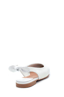 Women's Leather Bow Detailed Ballerinas | Derimod Women's Leather Bow Detailed Ballerinas | Derimod