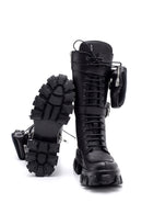 Women's Leather Bag Detailed Boots | Derimod Women's Leather Bag Detailed Boots | Derimod
