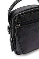 Men's Black Leather Messenger Bag | Derimod Men's Black Leather Messenger Bag | Derimod