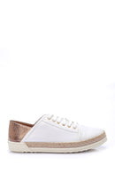 Kadın Rose Detaylı Hasır Tabanlı Espadril | Derimod Kadın Rose Detaylı Hasır Tabanlı Espadril | Derimod