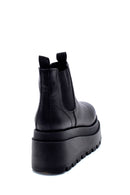 Women's Leather Thick Soled Chelsea Boots | Derimod Women's Leather Thick Soled Chelsea Boots | Derimod