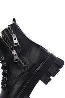 Women's Black Leather Boots | Derimod Women's Black Leather Boots | Derimod