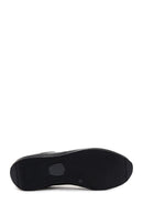 Men's Black Leather Printed Sneaker | Derimod Men's Black Leather Printed Sneaker | Derimod