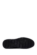 Erkek Siyah Bağcıklı Deri Casual Sneaker | Derimod Erkek Siyah Bağcıklı Deri Casual Sneaker | Derimod