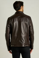 HENRY MEN'S LEATHER JACKET | Derimod HENRY MEN'S LEATHER JACKET | Derimod