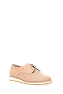 Beige Women's Leather Shoes | Derimod Beige Women's Leather Shoes | Derimod