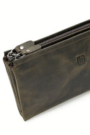 Men's Khaki Leather Handbag | Derimod Men's Khaki Leather Handbag | Derimod