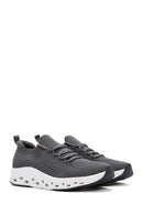Derimod Zero Men's Gray Lace-Up Thick Soled Sneaker | Derimod Derimod Zero Men's Gray Lace-Up Thick Soled Sneaker | Derimod