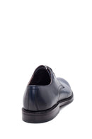 Men's Navy Blue Leather Classic Shoes | Derimod Men's Navy Blue Leather Classic Shoes | Derimod