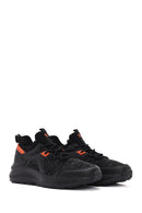 Derimod Zero Men's Black Lace Up Fabric Sneaker | Derimod Derimod Zero Men's Black Lace Up Fabric Sneaker | Derimod