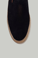 Lacivert Süet Deri Erkek Espadril | Derimod Lacivert Süet Deri Erkek Espadril | Derimod