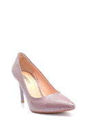 Kadın Mor Deri Stiletto | Derimod Kadın Mor Deri Stiletto | Derimod