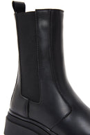 Women's Black Thick Soled Chelsea Boots | Derimod Women's Black Thick Soled Chelsea Boots | Derimod