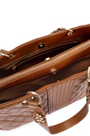 Kadın Taba Kapitone Omuz Çantası | Derimod Kadın Taba Kapitone Omuz Çantası | Derimod