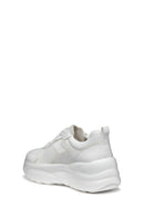 Geox Kadın Beyaz D Xtors D - Mesh + Geobuck Bağcıklı Kalın Tabanlı Sneaker | Derimod Geox Kadın Beyaz D Xtors D - Mesh + Geobuck Bağcıklı Kalın Tabanlı Sneaker | Derimod