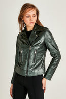 Sasha Kadın Deri Ceket | Derimod Sasha Kadın Deri Ceket | Derimod