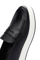 Erkek Siyah Deri Kalın Tabanlı Spor Loafer | Derimod Erkek Siyah Deri Kalın Tabanlı Spor Loafer | Derimod