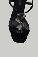 Nubuck Women's Heeled Sandals | Derimod Nubuck Women's Heeled Sandals | Derimod